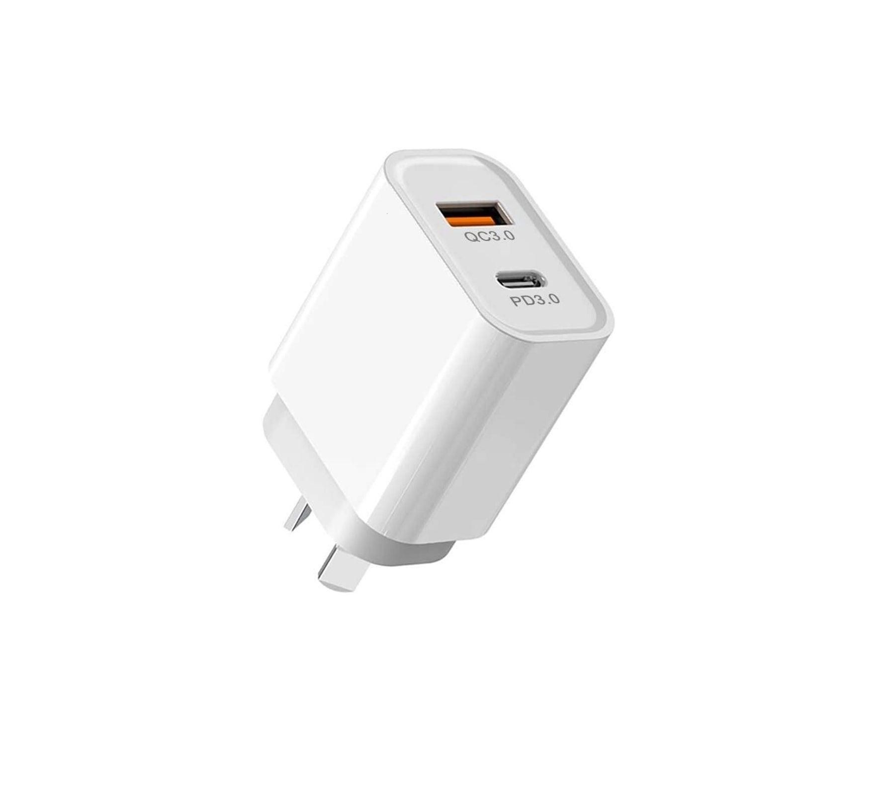 PD 20W USB-C & USB-A Power Adapter